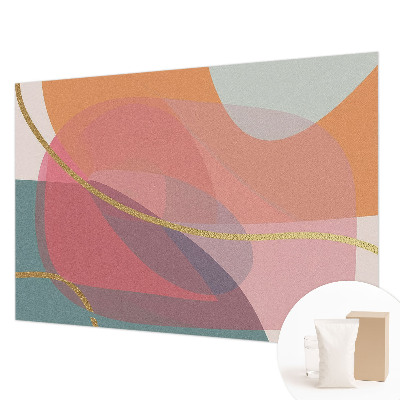 Premium wall mural for bedroom Colorful shapes