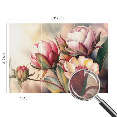 Wall mural A bouquet of flowers