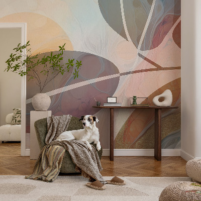 Wallpaper mural Harmonious leaves