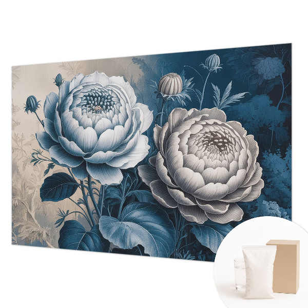 Wall mural for bedroom Romantic flowers