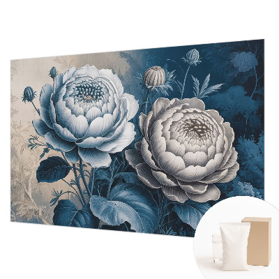 Wall mural for bedroom Romantic flowers
