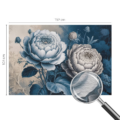 Wall mural for bedroom Romantic flowers