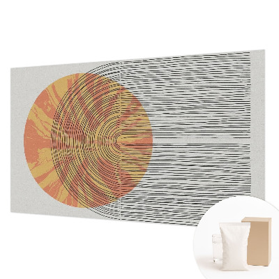 Bedroom wall mural wallpaper Circle with lines
