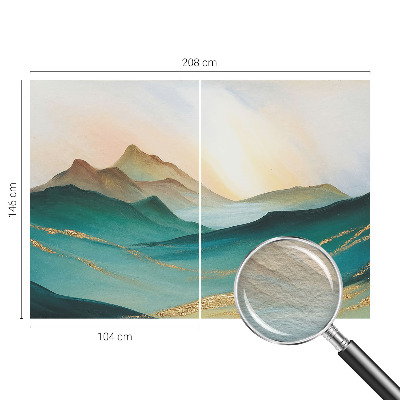 Large wallpaper mural Peaceful landscape