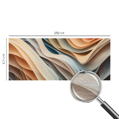 Modern wall mural Wavy forms