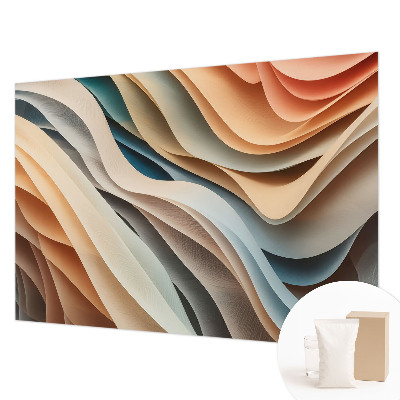 Modern wall mural Wavy forms