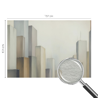 Modern wall mural for bedroom City skyscrapers