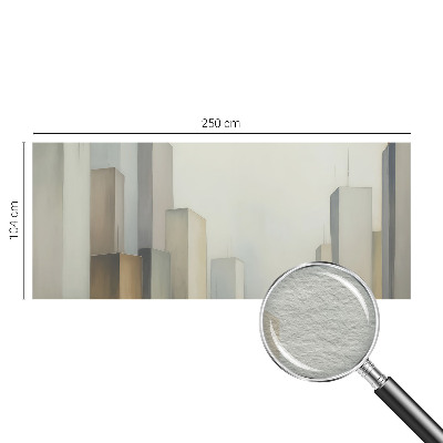 Modern wall mural for bedroom City skyscrapers