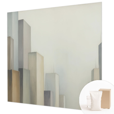 Modern wall mural for bedroom City skyscrapers