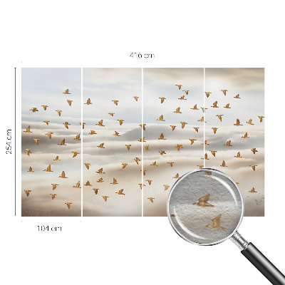 Premium wall mural for bedroom Birds in flight