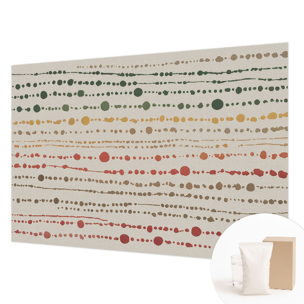 Decorative wall mural for living room Colorful dots