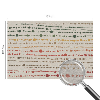 Decorative wall mural for living room Colorful dots