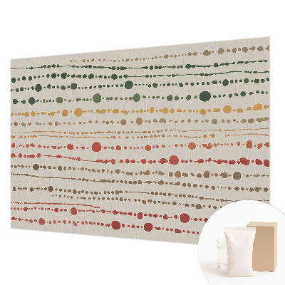 Decorative wall mural for living room Colorful dots