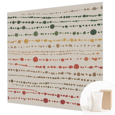 Decorative wall mural for living room Colorful dots