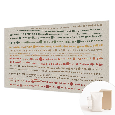 Decorative wall mural for living room Colorful dots