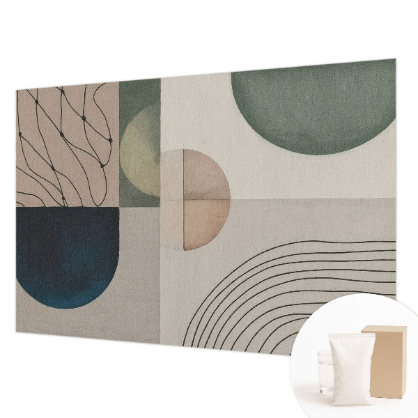 Premium photo wallpaper Geometric forms