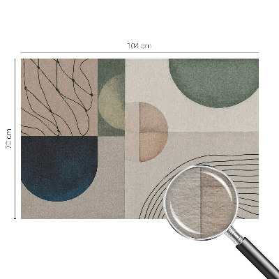 Premium photo wallpaper Geometric forms