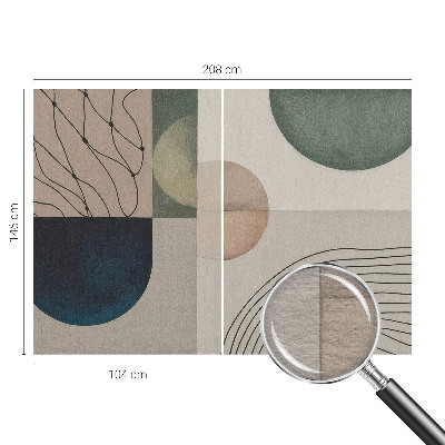 Premium photo wallpaper Geometric forms