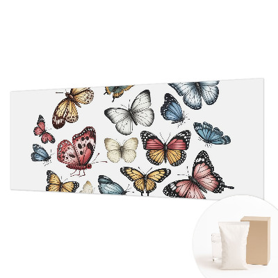 Non-woven wall mural Paradise butterflies
