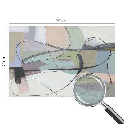 Non-woven photo wallpaper Pastel lines