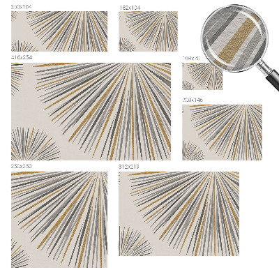 Wall mural Geometric fans