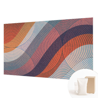 Photo wallpaper Colorful waves