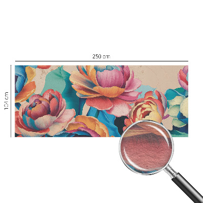Large wall mural Floral harmony