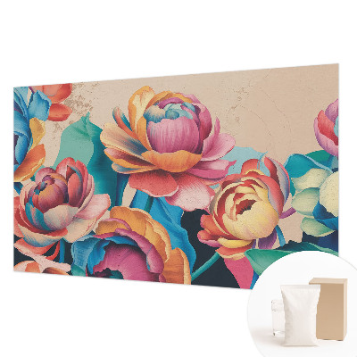 Large wall mural Floral harmony