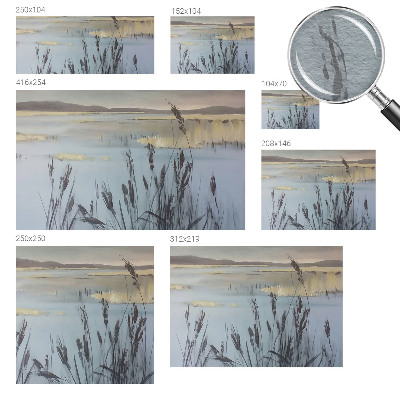 Wallpaper mural for living room A calm lake