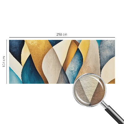 Custom size wall mural Wavy abstraction