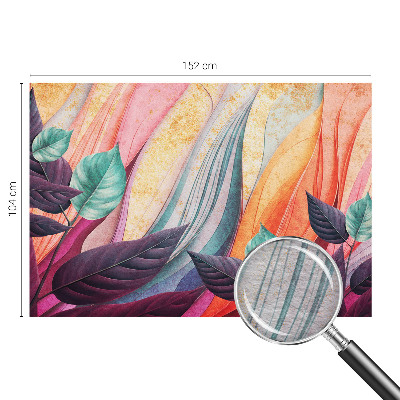 Modern wall mural Abstract leaves