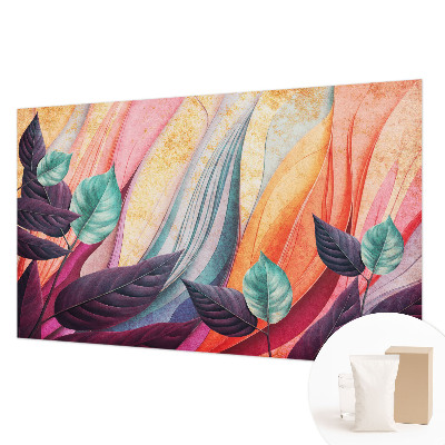Modern wall mural Abstract leaves