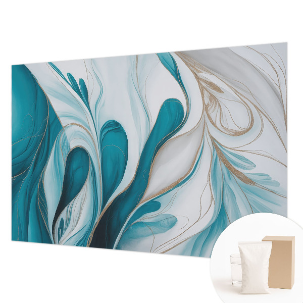 Modern wall mural for bedroom Fluid patterns