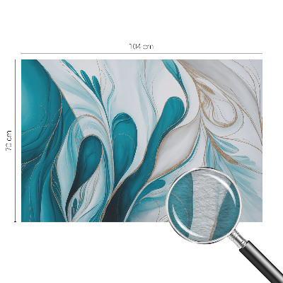 Modern wall mural for bedroom Fluid patterns