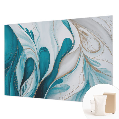 Modern wall mural for bedroom Fluid patterns