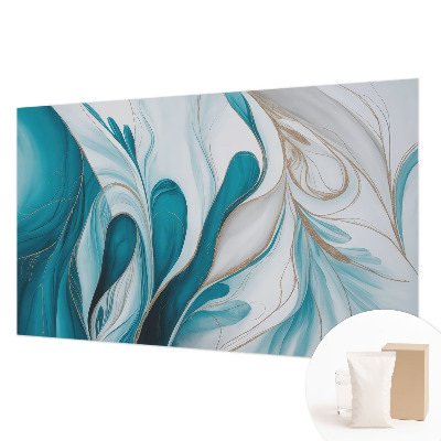 Modern wall mural for bedroom Fluid patterns