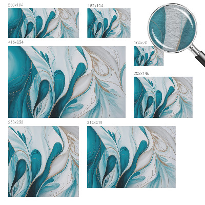 Modern wall mural for bedroom Fluid patterns