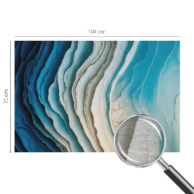 Modern wall mural for living room Waves of harmony