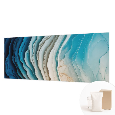 Modern wall mural for living room Waves of harmony