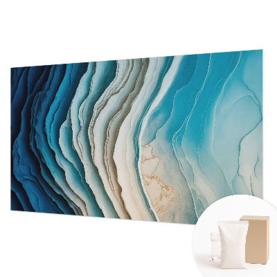 Modern wall mural for living room Waves of harmony