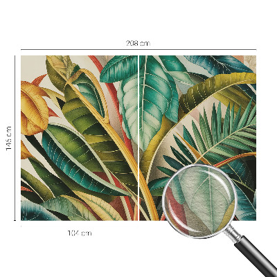 High quality photo wallpaper Exotic leaves