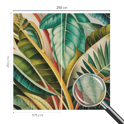 High quality photo wallpaper Exotic leaves