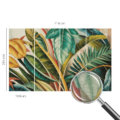 High quality photo wallpaper Exotic leaves