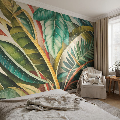 High quality photo wallpaper Exotic leaves