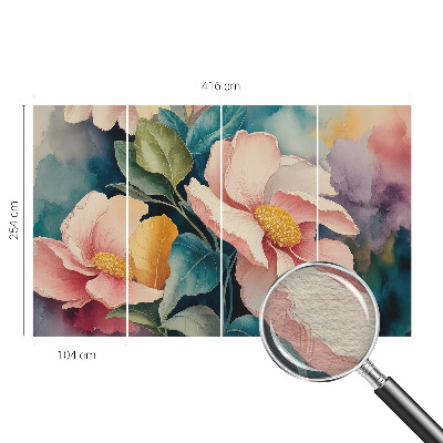 Premium wall mural for bedroom Floral elegance