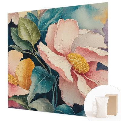 Premium wall mural for bedroom Floral elegance
