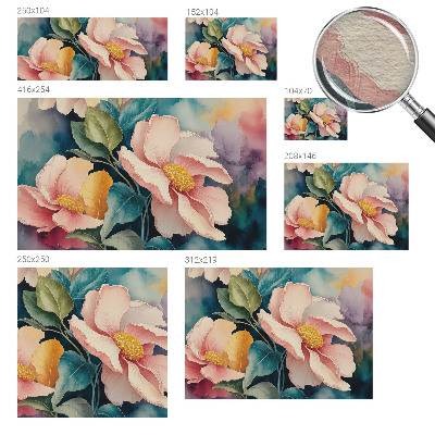 Premium wall mural for bedroom Floral elegance