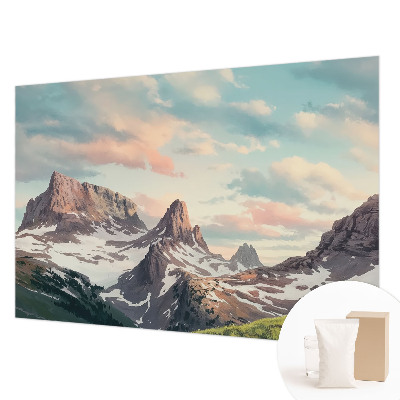 High quality wall mural wallpaper Mountain panorama