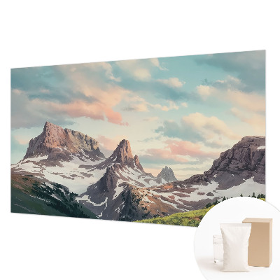 High quality wall mural wallpaper Mountain panorama