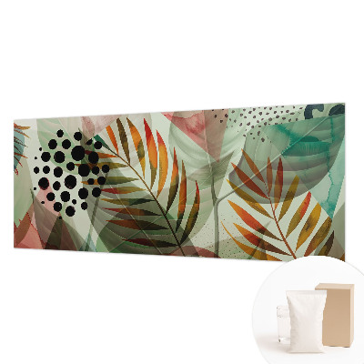 Premium photo wallpaper Abstract leaves